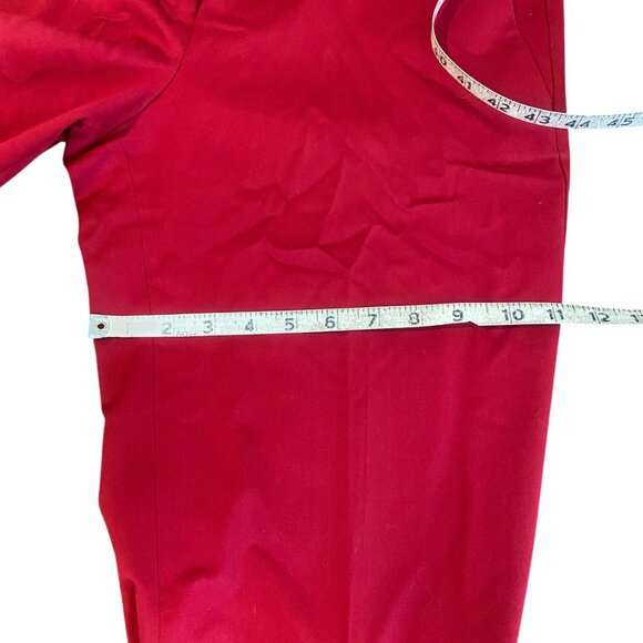Express Design Studio EDITOR Career Dress Suit Pants Red Professional Sz 8 #154G - Picture 12 of 14